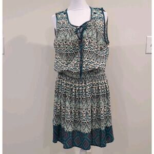 New Hayden Los Angeles Women's M Dress Short Sleeveless Boho Western